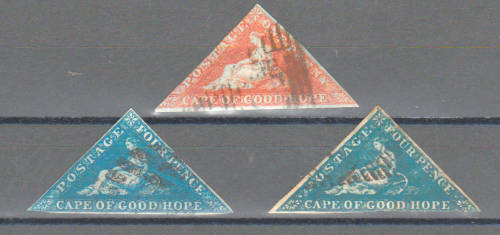 COGH - 1853/63 MIXED LOT Triangular Issue -Used  `Great value`