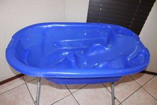 Bath and stand - blue