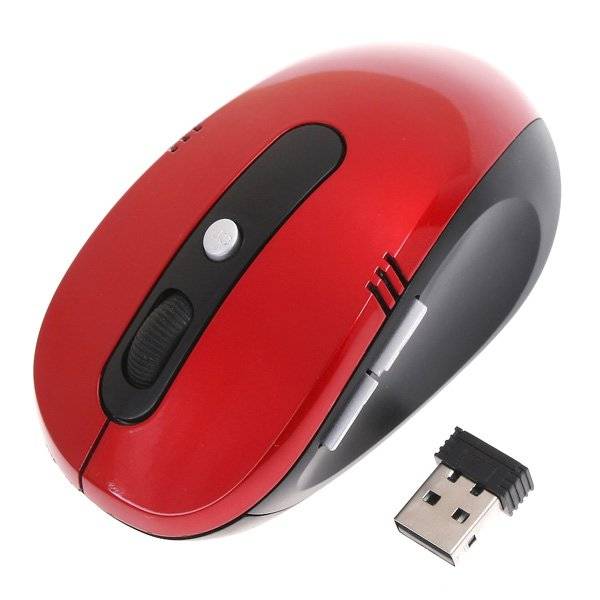 Portable Optical Wireless Mouse USB Receiver RF 2.4G