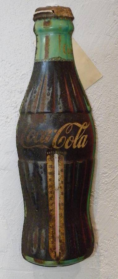 Rare Coke advertising thermometer