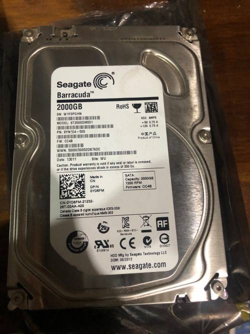 Seagate Barracuda 2000GB