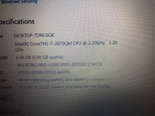 Dell Vostro i7 17` Laptop