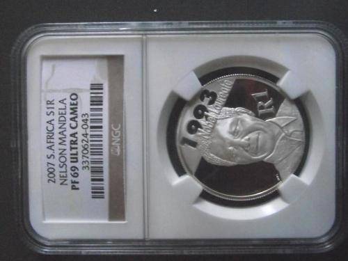 2007 NELSON MANDELA PF 69 ULTRA CAMEO