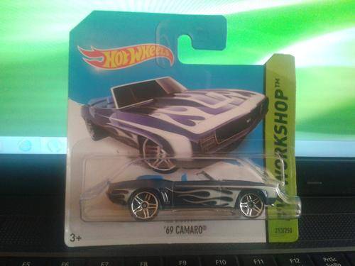 Hot Wheels '69 Camaro (Short Card )