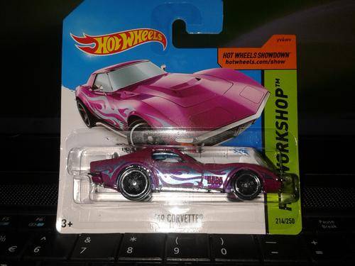 Hot Wheels '69 Corvette (Short Card )