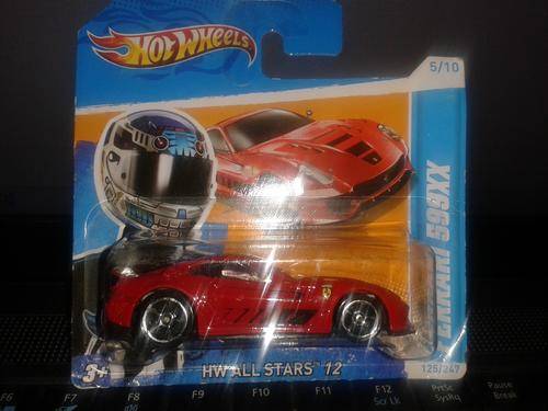 Hot Wheels Ferrari 599XX (Short Card )
