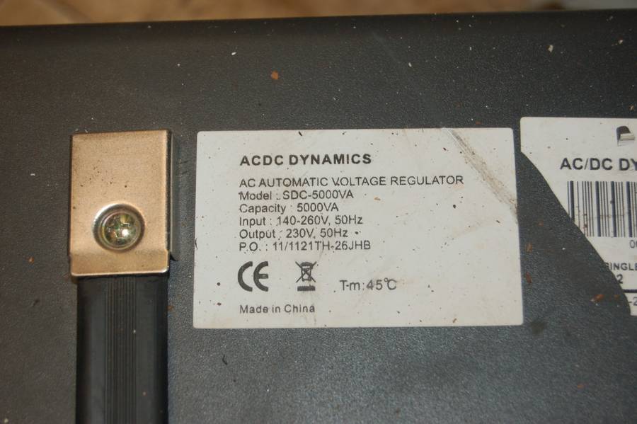 AC-DC DYNAMICS VOLTAGE REGULATOR