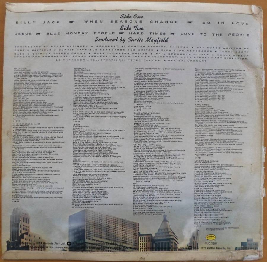 Curtis Mayfield - There`s No Place Like America Today