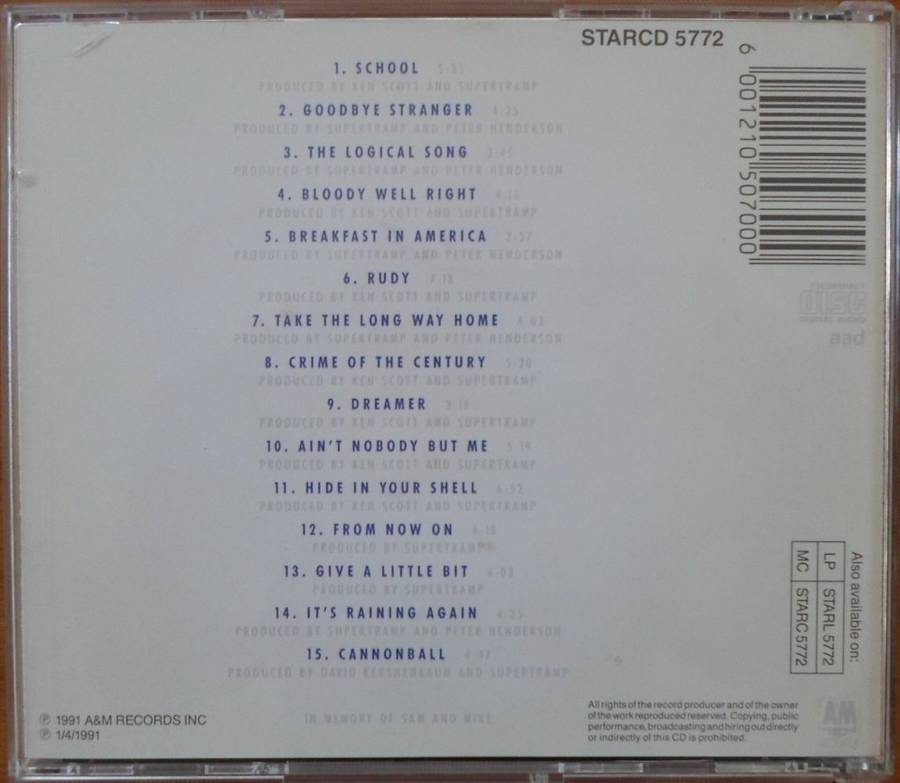 Supertramp - The Very Best of Supertramp