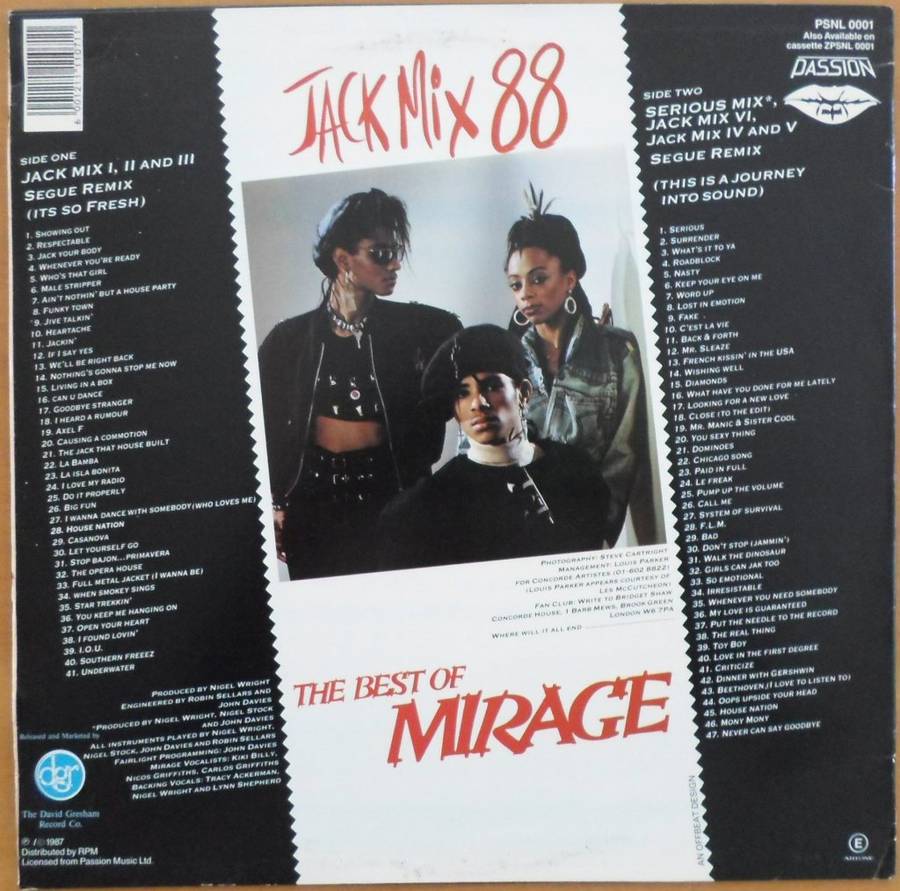 Mirage - Jack Mix 88 (The Best of Mirage)