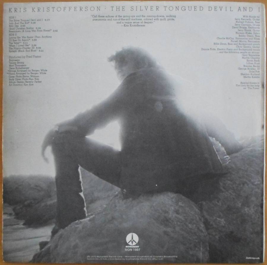 Kris Kristofferson - The Silver Tongued Devil and I