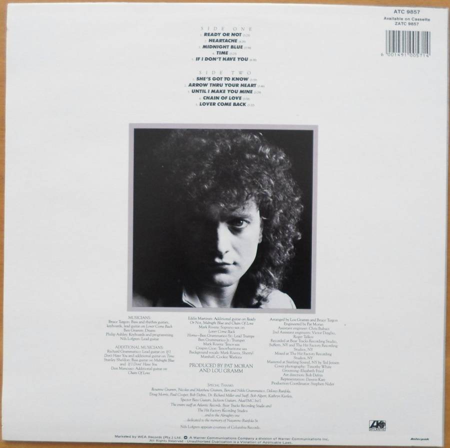 Lou Gramm - Ready or Not