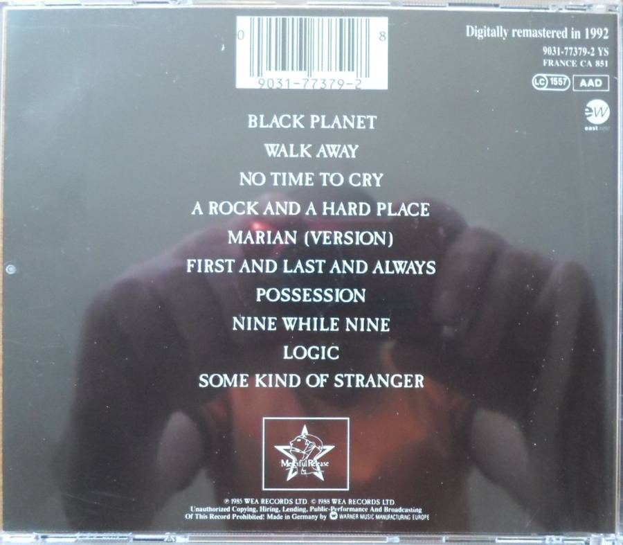 The Sisters of Mercy - First and Last and Always