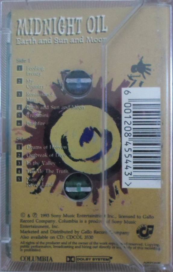 Midnight Oil - Earth and Sun and Moon