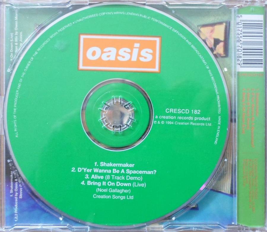 Oasis - Shakermaker