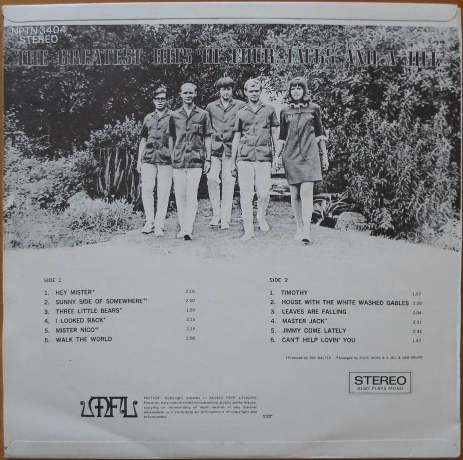 Four Jacks and a Jill - The Greatest Hits of Four Jacks and a Jill