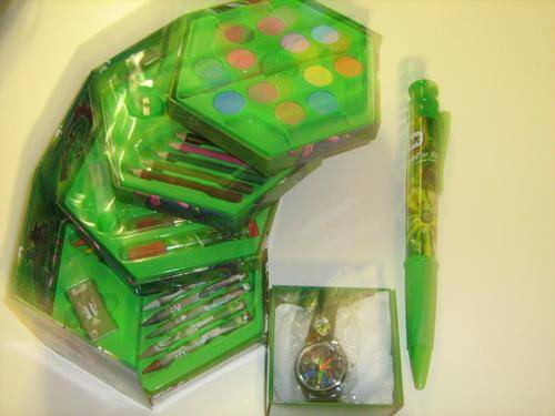 Ben 10 Pack with Art Set, Watch and Large Pen