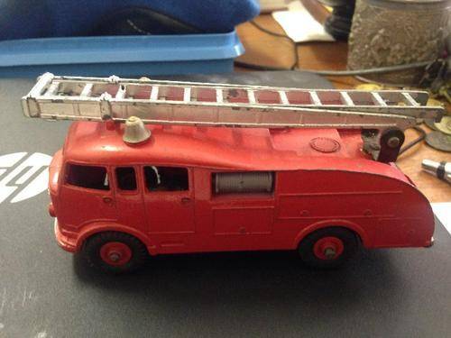 large early Dinky Meccano Fire truck 555
