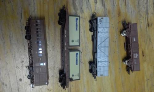 4 Lima SAR wagons