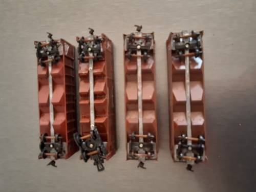 4 x iron ore wagons