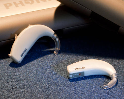 Pair of Phonak Certena M (Behind-the-Ear) Hearing Aids
