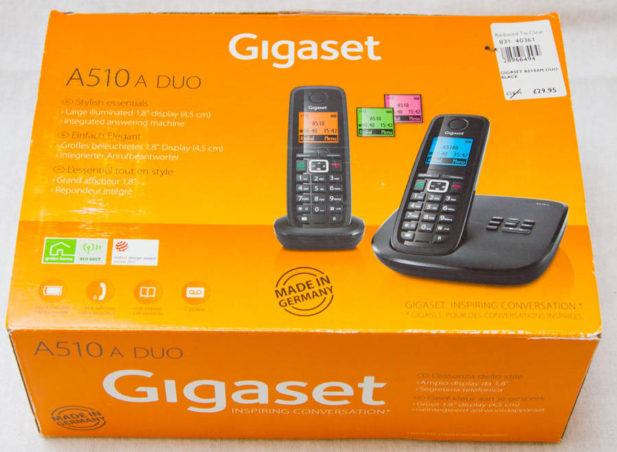 Gigaset A510 A Duo Cordless Phone Set