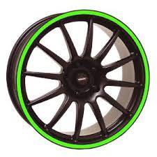 yellow neon fluorescent strips for wheels
