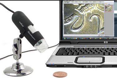 Usb microscope - nice!! see actual enlargement photos - ideal for gems, plants, etc 25x - 200x