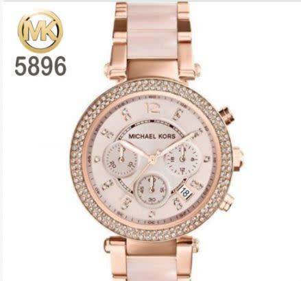 Michael Kors Female designer Parker crystal watch Luxury high end rosegold