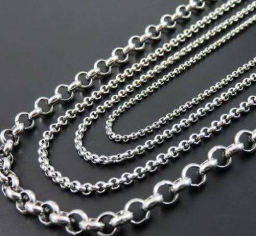 6mm roly poly rolo belchar necklace