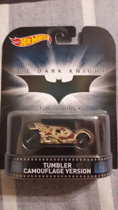 Hot Wheels The Dark Knight Tumbler Camouflage Version Retro