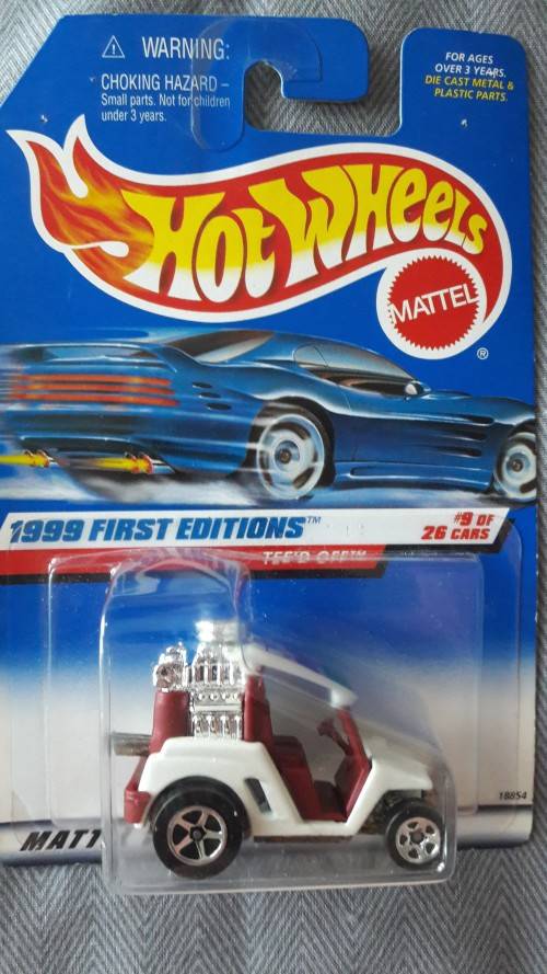 Hot Wheels 1999 First Edition Tee'd Off Long Card