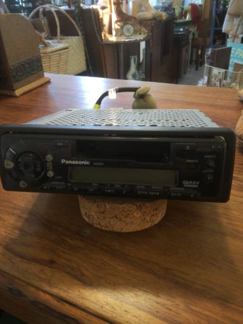 PANASONIC CAR RADIO/TAPE PLAYER.