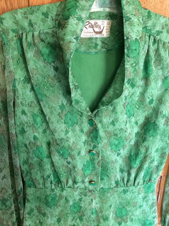 VINTAGE RIALTO EXCLUSIVES  ITALIAN STYLED DRESS - SIZE 10