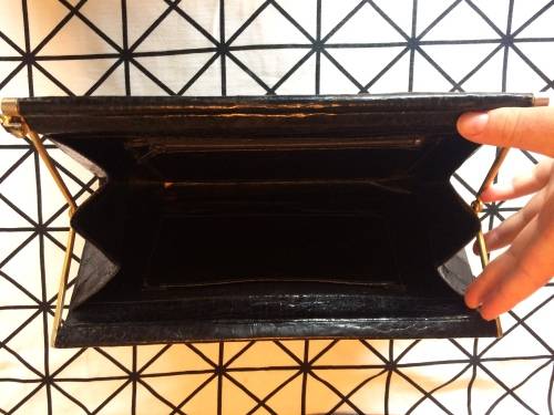 EXOTIC LEATHER  - CROCOLDILE LEATHER CLUTCH  BAG