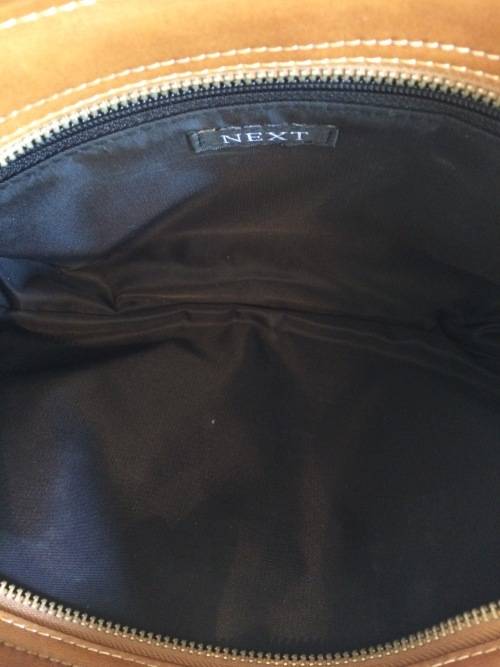 *** april end of summer sale ***   SYNTHETIC LEATHER NEXT BAG  -TAN