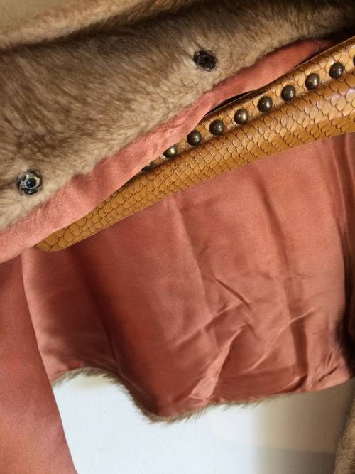 VINTAGE FAKE FUR STOLE/ WRAP  -  2M LONG