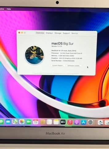 Macbook Air (13-Inch, Early 2014)