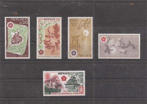 MONACO UNMOUNTED MINT SET OF 5