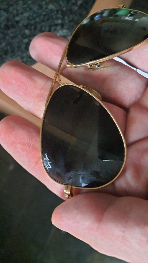 Original Small Ray Bay Bausch and Lomb 1980s Aviators small frame.