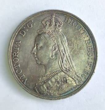 1890 Great Britain Silver Crown