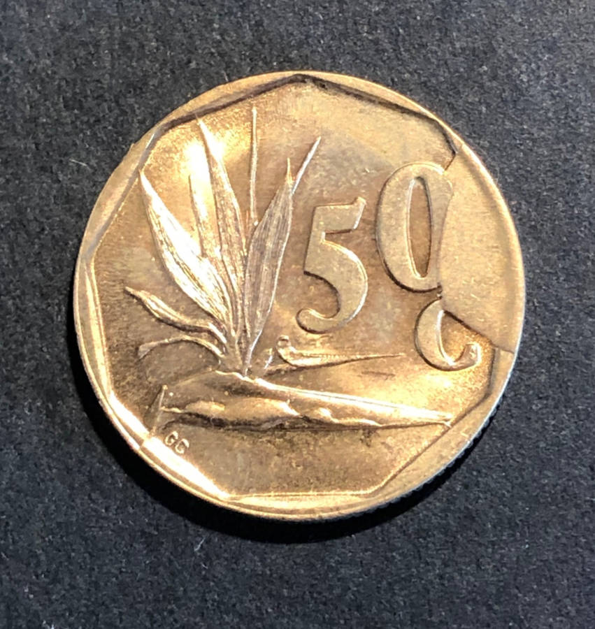MAJOR MINT ERROR - DIE BREAK ON 1993 50c COIN!