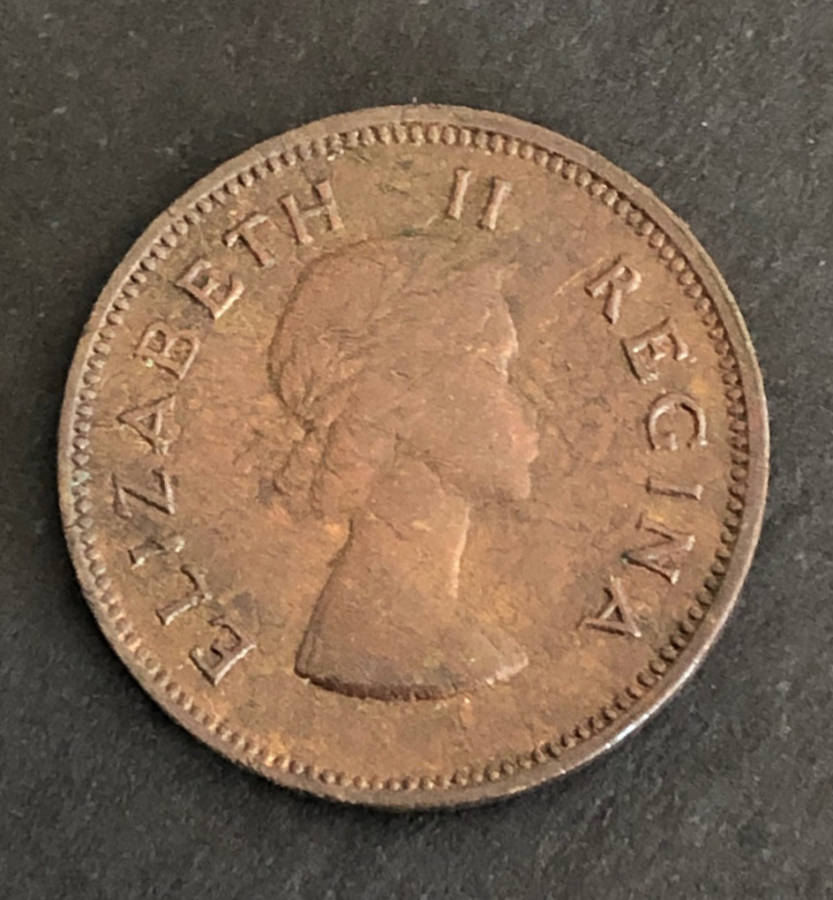 MINT ERROR - 1954 1D WITH SCRATCHED DIE ERROR