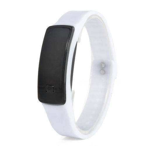 Fashion Digital LED Sports Wrist Watch Unisex Silicone Band