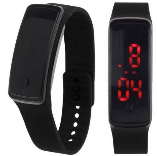 Fashion Digital LED Sports Wrist Watch Unisex Silicone Band