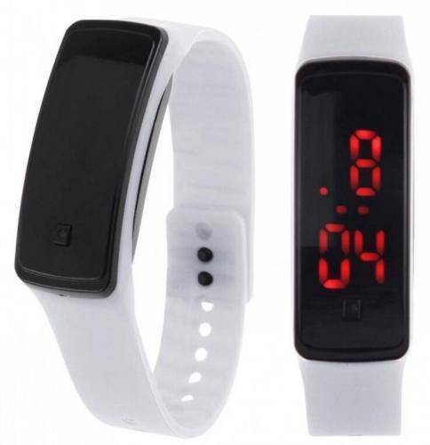 Fashion Digital LED Sports Wrist Watch Unisex Silicone Band