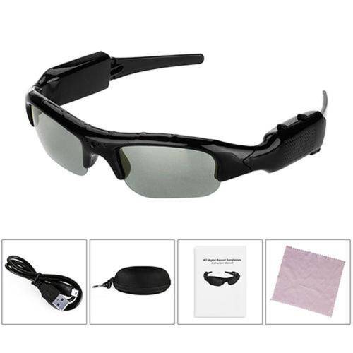 HD Polarized Video Spy Camera Sun Glasses Digital Audio Recorder DV Camcorder
