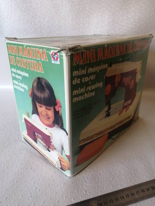 Vintage Mini Maquina de Costura portatil sewing machine combo