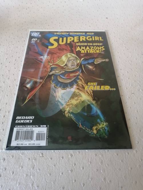 Highly collectable Supergirl 20 oct 2007 comic (Mint)