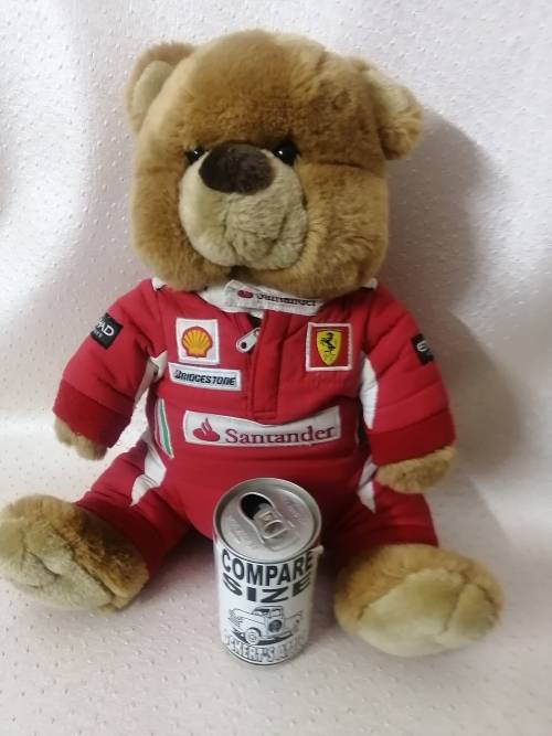 Highly Collectable!! Scuderia Ferrari Official Ferrari Team Teddy bear